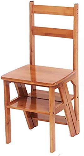 Taburete de escalón y escalera de tijera plegable para casa