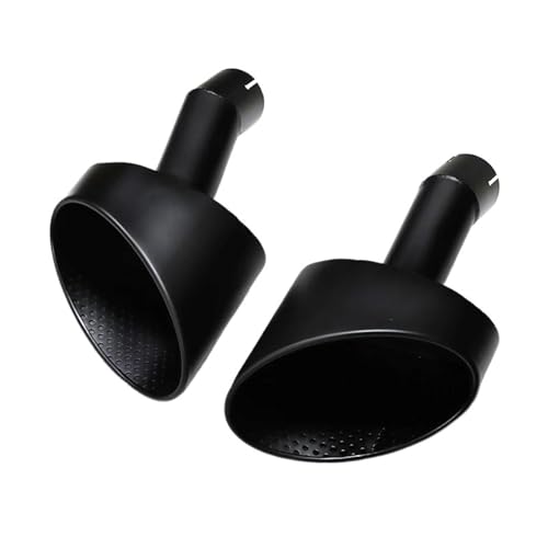 Tubo de escape para Audi A6 A7 C8 2019-2024 en acero inoxidable negro