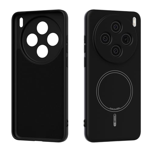 nincyee �x�[�V�b�N���C�P�[�X Vivo X200 Pro Mini�Ή� ���n ���ɗD�����t�̃V���R����\�����C�V�F�� �X�����t�B�b�g �w��h�~ �u���b�N