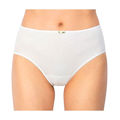 AVET 3267 Braguita algodon Pack x 6, Mujer, Blanco, L