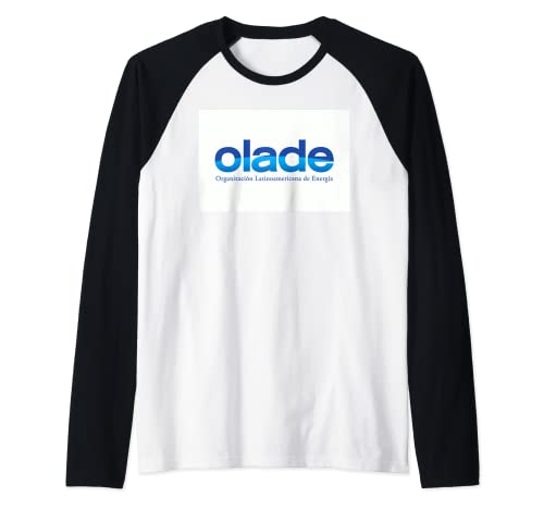 Organización Latinoamericana de Energía - Bandera OLADE Camiseta Manga Raglan