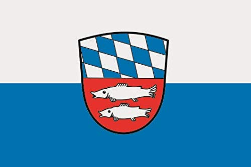 Drapeau Avec Cordelettes Bavière Dienstflagge 20 X 30 Cm - MaxFlags