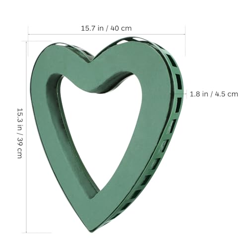 Support de fleurs en forme de cœur facile à installer pour fêtes et mariages