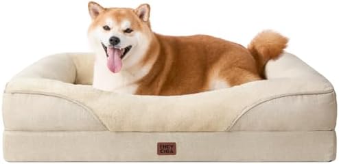 EHEYCIGA Mousse Mémoire Panier Chien Grande Taille Orthopédique, ...