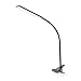 TOPESEL 5W 48 LEDs Dimmable Clip-on Led Desk Lamp, Eye-Care Flexible Gooseneck USB Clamp Reading Lamp, 3 Color Temperature, 14 Brightness Levels Table Lamp, Black