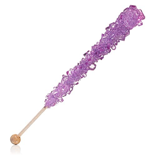Mermaid Rock Candy Crystal Sticks - 10 Indiv. Wrapped - Pink, Light Blue, Lavender #TOP4