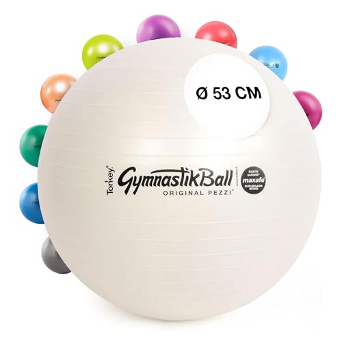PEZZI Original Gymnastikball MAXAFE pearlwhite 53 cm Sitzball