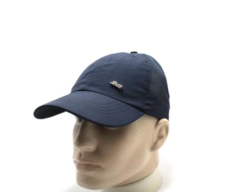 Boné Masculino Feminino Esportivo Corrida Secagem Rápida (58, Azul-escuro)