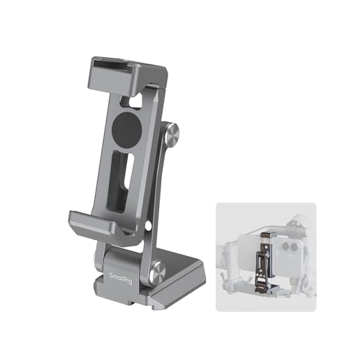 SmallRig Metal Phone Mount with Baseplate for Arca-Swiss,Compatible for DJI RS 4 Mini & RS 3 Mini,Phone Tripod Mount for iPhone -5338