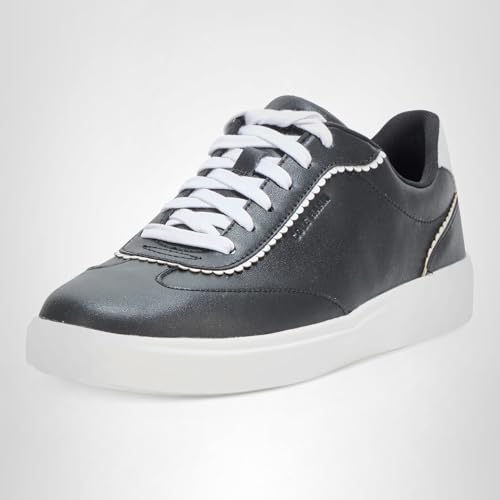 Cole Haan Cole Haan Women's Grand Crosscourt Arlowe Sneakers, Black Leather/White Leather, 9-B US