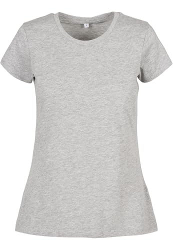 Build Your Brand Camiseta básica para Mujer, Gris, S