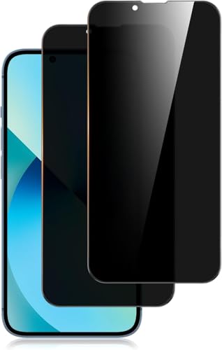 Yisica 2 Pièces Protection d'Écran Anti-Espion pour iPhone 13/13 Pro/14/16e/17e avec Protection...