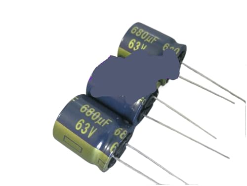 Condensateur électrolytique 50V 1200uF 16x30mm pour réparation audio - Lot de 10