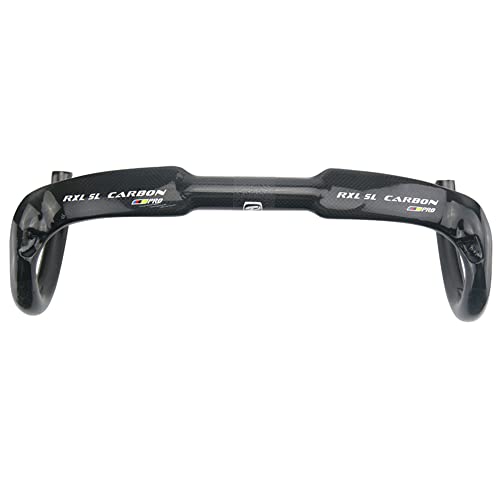 RXL SL Aero Handlebars for Road Bike - Road Bike Handlebars - Carbon Fiber Bike Drop Bars 31.8-40cm 400mm Gravel Bike Handlebars Road Bike Integrated Handlebars
