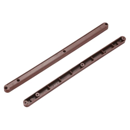 PATIKIL 12 Inch Drawer Slides, 8 Pcs Plastic Guide Rails Side Mounted Rails for Cabinet/Drawer/Bedside/Table/Wardrobe with 19/32