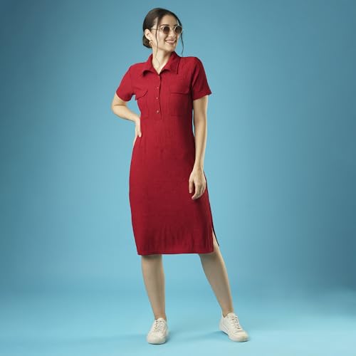 Image of Globus Women Dress (GS583104 Brown S)