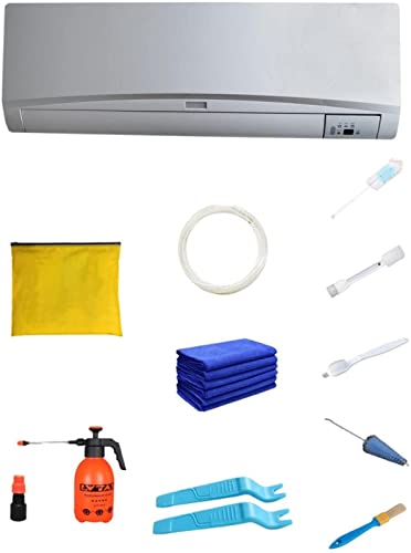 Housse De Lavage Pour Climatiseur, Kit De Couverture De Nettoyage De Climatiseur Mural, Sac De Nettoyage Étanche De Climatisation Divisé Avec Sortie De Vidange, Outil De Nettoyage Du Climatiseur Cover