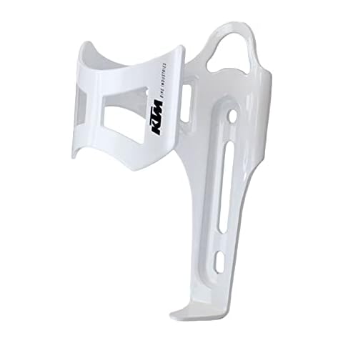 KTM Alu Fahrrad Trinkflaschen Flaschenhalter seitliche Entnahme weiß Cover