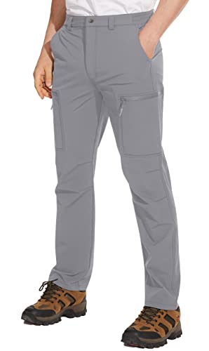 Tacvasen Summer Work Pants For Men Army Military Pants Hiking Travel Pants Mens Tactical Pants Men Quick Dry Pants Men Fishing Pants For Men Blue Grey #TOP15