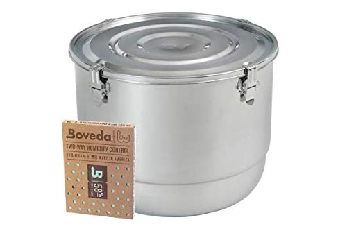 Tobacco Container 21 Liter CVault Brand Humidor & Storage Container