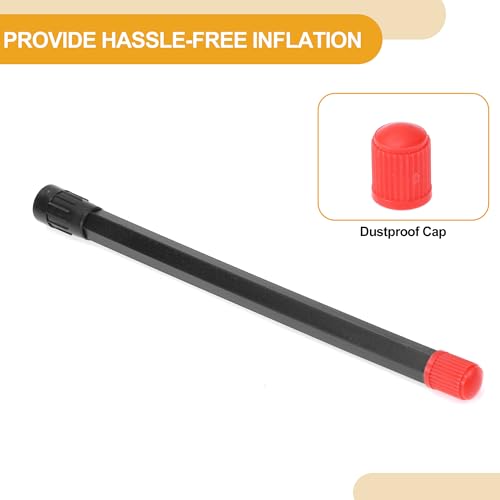 Image of 10pcs 150mm Tire Valve Extension Universal Plastic 180 Degree Tyre Valve Stem Extender for Car Motorcycle RV Truck Bike