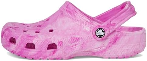 Crocs Kids Unisex Classic Marbled Tie-Dye Clogs (Little Kid/Big Kid) Pink Swirl 1 Little Kid Medium - 3
