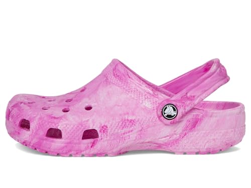 Crocs Classic Watercolor Marbled Clog K, Zoccoli Unisex - Bambini E Ragazzi, Pink Swirl, 28/29 Eu - 4