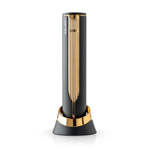 Levare Abrebotellas de vino eléctrico de alta calidad, totalmente automático con sensor inteligente, base de carga USB, elegante, ergonómico, alimentado por litio, recargable, regalo para los amantes