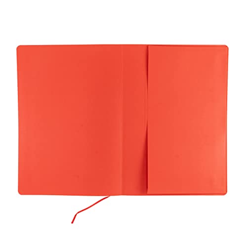 Cahier relié Fabriano Ecoqua Plus A4 ligné rouge : carnet de notes de bureau