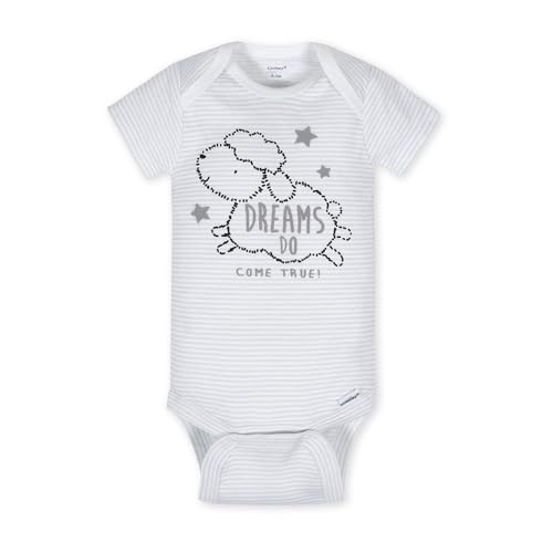 Image of Gerber Unisex Baby 5-Pack Short Sleeve Variety Onesies Bodysuits