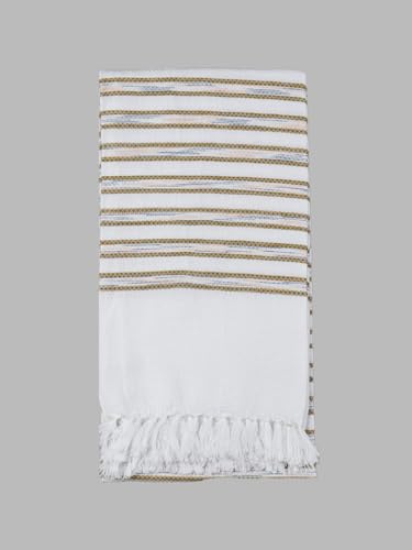 Image of RAMRAJ COTTON Pack Of 4 Cotton Bath Towel Set Crafted For Softness| Durability| And Comfortable Daily Use
