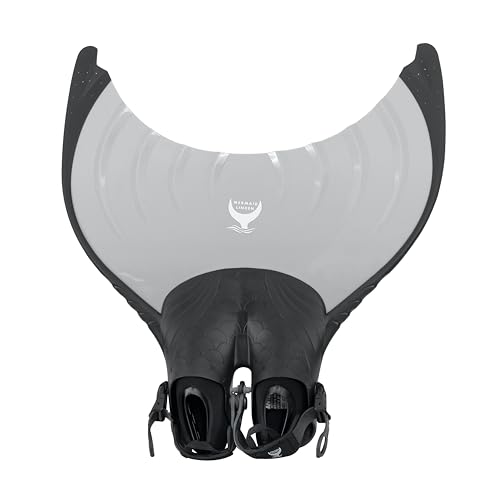 Mermaid Linden Adult Monofin - BLK/SIL