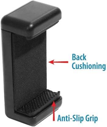 Image of Zety Universal Monopod Holder Clip for Mobile Camera Holder and Tripod Mount Holder- Black (Pack of 1)