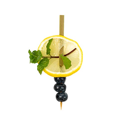 Restaurantware-3.5 Inch Bamboo Skewers, 100 Durable Bamboo Paddle Sticks - Disposable, Sustainable, Bamboo Oar Picks, Sharp Point, For Barbeques, Parties, And Buffets
