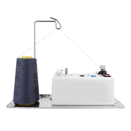 Bobbin Winder Electric Bobbin Winder Automatic Thread Sewing Machine Embroidery Floss Organizer for Spool Thread Stand (Not Include Fixing Bracket Accessories)