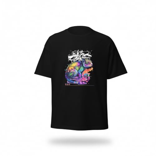 T-shirt en coton bio à col montant pour un style urbain quotidien