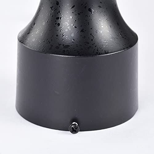 Image of Nuvo 60 /899, 3-Light Outdoor Post Lantern, Beveled Glass, Black