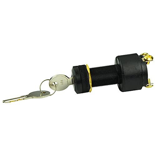 BEP 3 Position Ignition Off/Ignition/Start Switches & Lanyards, Green