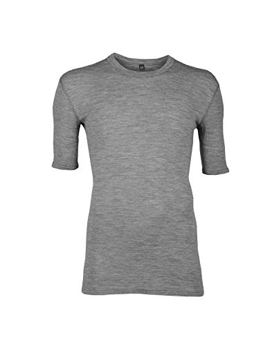 Preisvergleich Produktbild Dilling Merino Halbarmshirt für Herren - Bio Merinowolle Grau L
