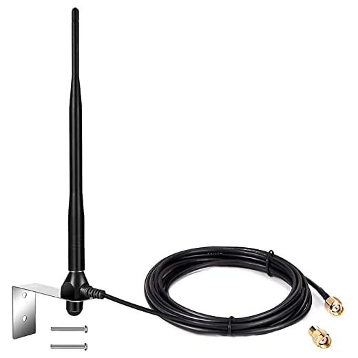 Nelawya Smart Gate Türöffner Garagentor Antenne 433,92 MHz Langstreckenempfänger 3 m Kabelantenne mit geringem Verlust Kompatibel mit Allen Sommer GTO Mighty Mule Toröffnern der Serie