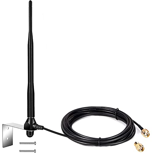 Nelawya Ouvre-Porte Smart Gate, Porte de Garage, antenne 433,92 MHz, récepteur Longue Distance, antenne câble de 3 m à Faible Perte, Compatible Tout été,...