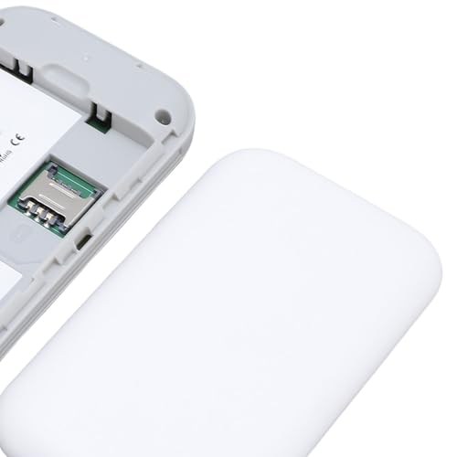 4G 5G WiFi Hotspot, Tragbares WLAN Mobilfunk Hotspot Gerät, Stecker und Spielverschluss Bis zu 10 Geräte, 2100 mAh mit SIM Kartensteckplatz, für Reisebereich Campervan