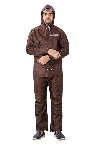 KAMOSA JAKSHIELD Polyesterr Raincoat Waterproof For Bike Reversibl...