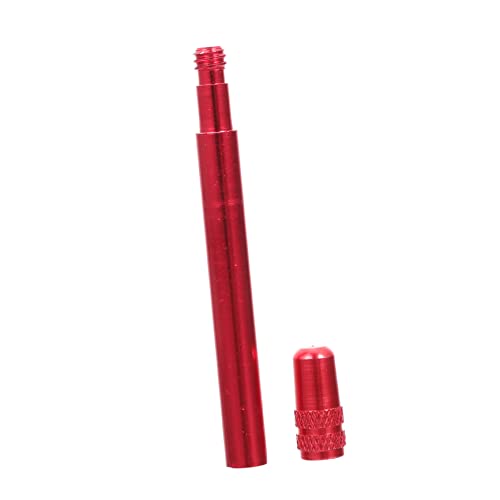 TOYANDONA Extender la Boca del Aire vástago de válvula Vástagos de válvulas de Bicicletas válvula de Bicicleta Extensor de válvula de neumáticos aleación de Aluminio Rojo