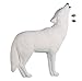 Rinehart Targets 464 Howling White Wolf Self Healing Archery Hunting Target
