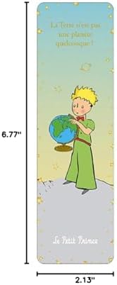 Paper Bookmark Kiub The Little Prince with the Earth in his hands (54x172mm) image 4