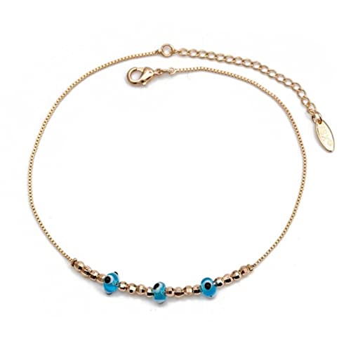 Bracelet de cheville soleil et étoile couleur or pour sublimer vos looks d'été à la plage