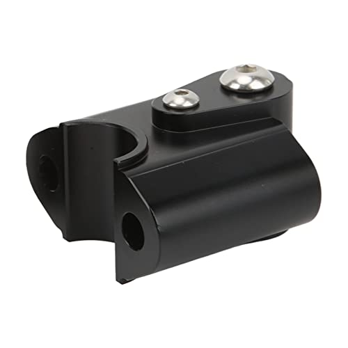 Braçadeira de guidão cromado durável liga de alumínio cnc cromo para motocicleta clássica R18 2020-2