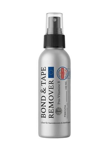 Fidentia Tape & Bond Remover Bondinglöser Dermatest Sehr Gut Made in Europe Sanfter effektiver Löser für Tape-In & Keratin Hair Extensions Lace-Systeme Toupees & Perücken