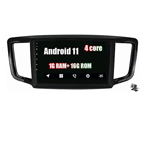 Autorradio Doble DIN PLOKM de 9 pulgadas para Honda Odyssey 2015-2019 con Android 11 2